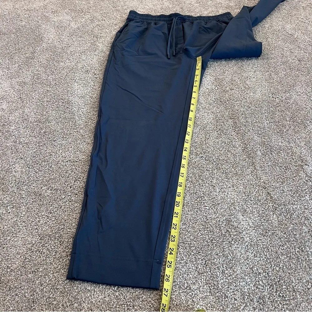 Lululemon Tapered Leg Mid Rise Pants 7/8 Length Blue Women’s Size Small W5GITS,